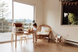 sliding patio door for family home